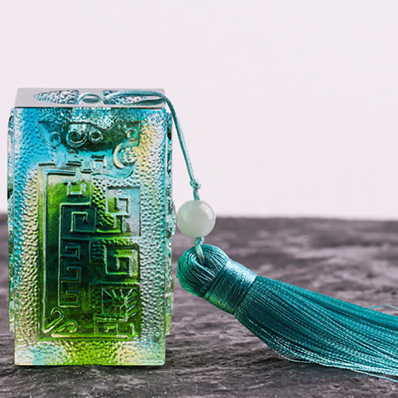 風水手作りLiuliクリスタルアートピースホームオフィス装飾 - image 14