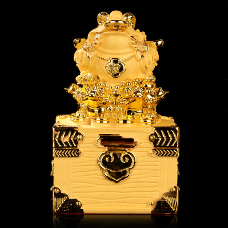 Buddha Stones風水 金運 蛙像 幸運 富 装飾