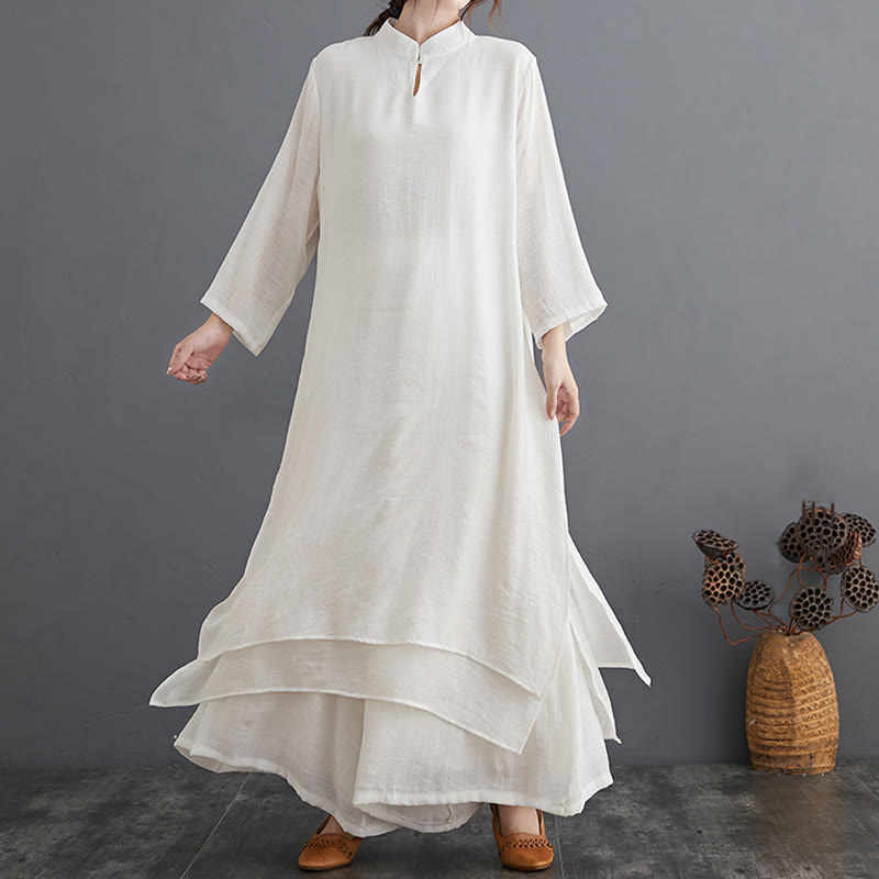 Buddha Stonesシンプルな模様 瞑想 祈り スピリチュアル 禅 ヨガウェア レディースセット - image 22