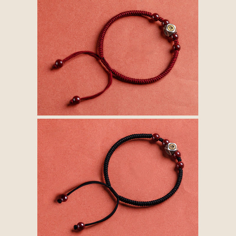 Buddha Stones925スターリングシルバー十二支誕生仏辰砂 カームブレスレット - image 27