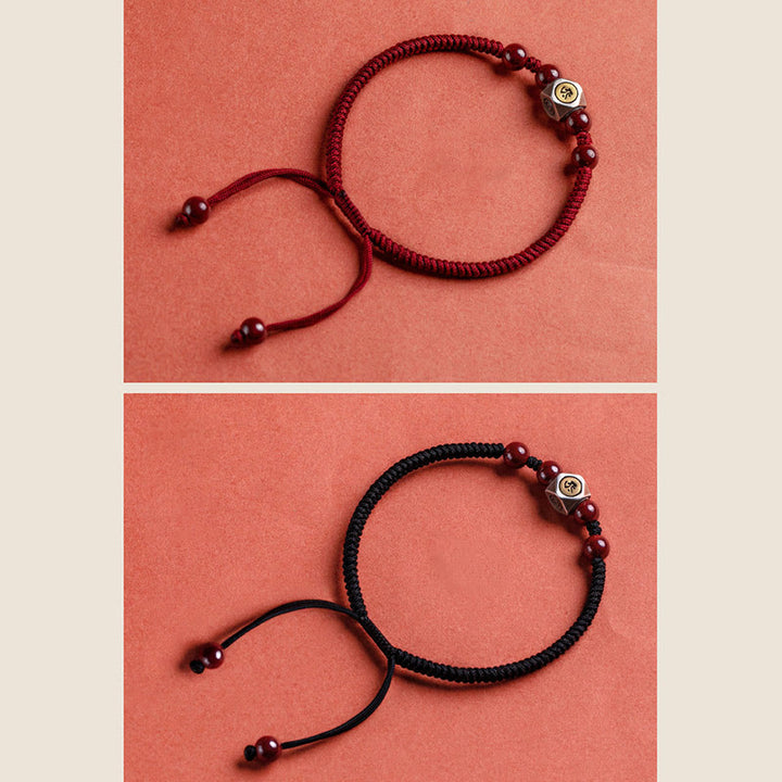 Buddha Stones925スターリングシルバー十二支誕生仏辰砂 カームブレスレット - image 27