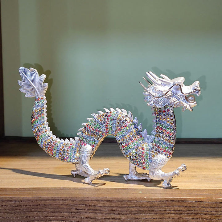 Buddha Stones手作り風水龍幸運成功ホームデコレーション - image 9