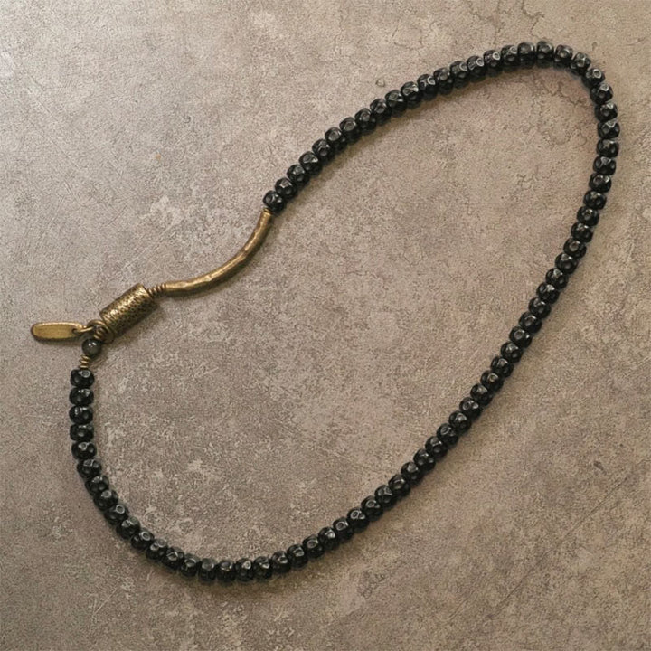 Buddha Stonesレトロココナッツシェル銅製ハピネストリプルラップブレスレット