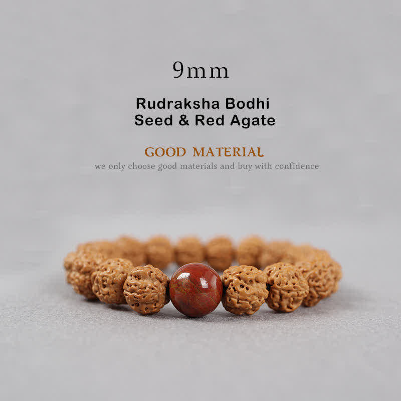 Buddha Stonesチベット ルドラークシャ 菩提樹 シード ビーズ アンバー ターコイズ 富のブレスレット