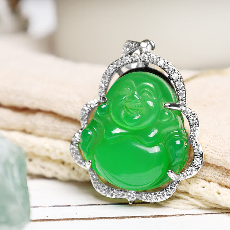 Buddha Stones ラッキースマイル仏様ネックレス／幸運お守り - image 10