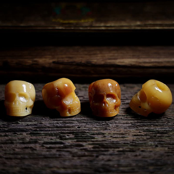 Buddha Stonesチベットラクダ骨の頭蓋骨 屍の王 森林保護のネックレスペンダント