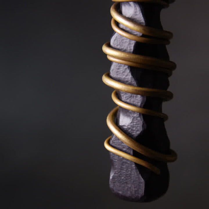 Buddha Stonesチベット黒檀銅 バランス 平和 ネックレス ペンダント - image 6