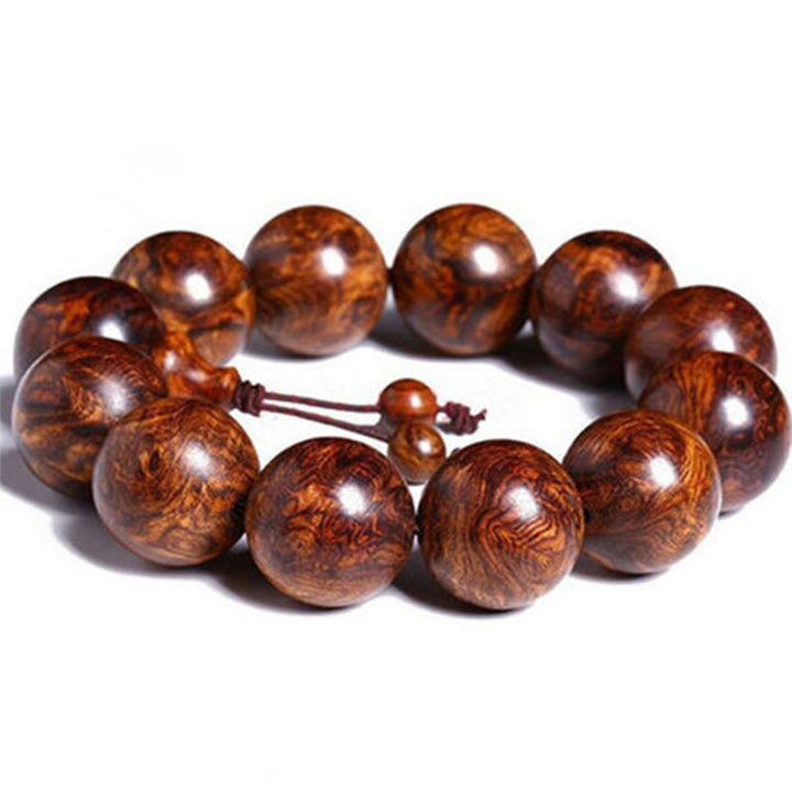 Buddha Stonesチベットローズウッド温もりブレスレット（ランダムタイプ）