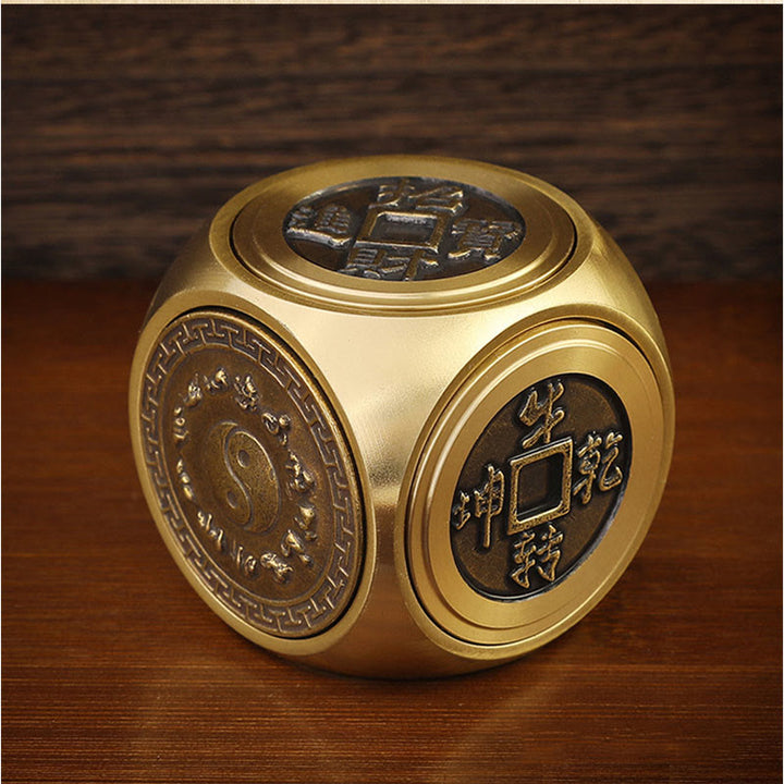 Buddha Stones四獣 風水 陰陽 八卦 銅貨 調和 回転式装飾