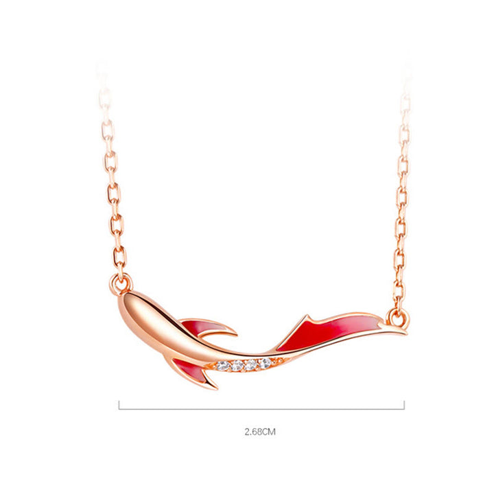 Buddha Stones925スターリングシルバー 鯉 幸運 ジルコン 繁栄 ネックレス ペンダント - image 10