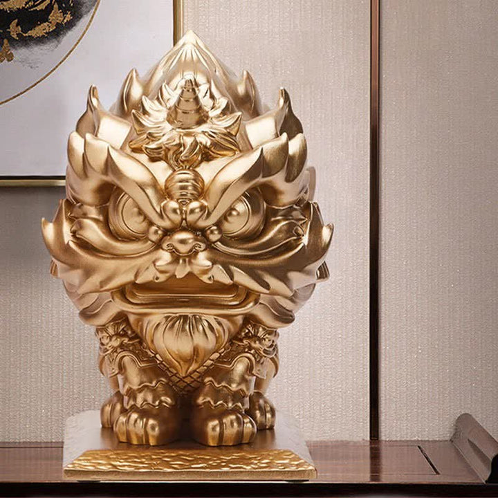 Buddha Stonesライオン像 強度樹脂製 ホームオフィス装飾