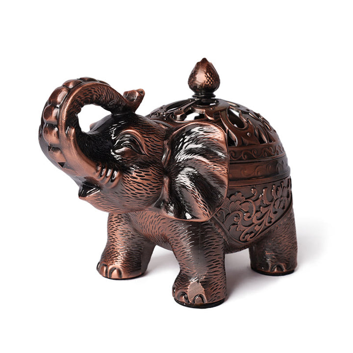 Buddha Stones象合金香炉ホームデコレーション香炉