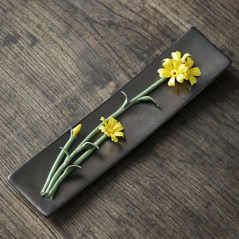 Buddha Stones蓮 牡丹 バラの花 陶器 スピリチュアル 香炉