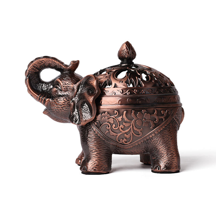 Buddha Stones象合金香炉ホームデコレーション香炉