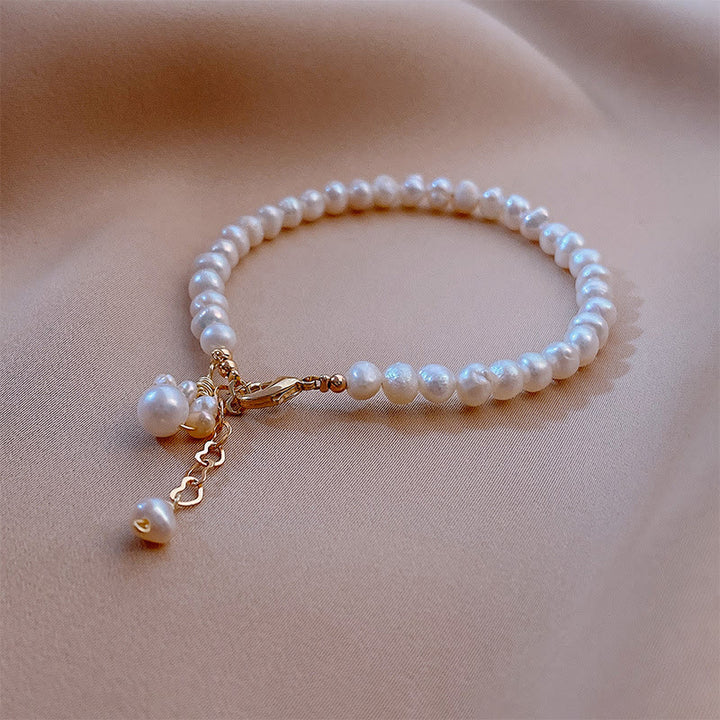 Buddha Stonesパール猫の足跡ヒーリングチェーンブレスレット - image 6