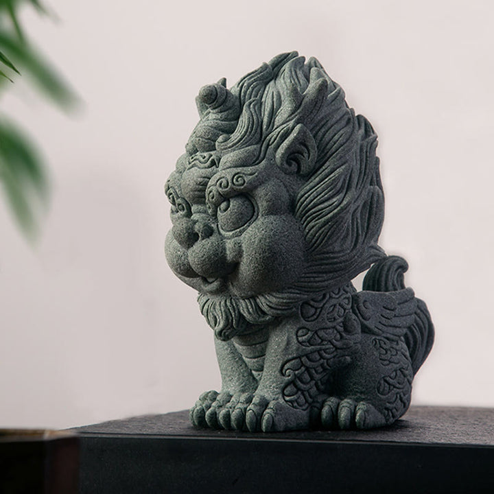 Buddha Stones風水 小型 貔貅 富と幸運 家の装飾