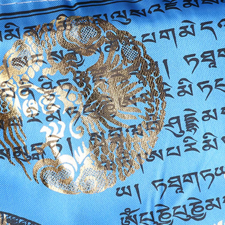 Buddha Stones チベット五色風馬良縁祈願経典屋外用祈祷旗20枚セット - image 6