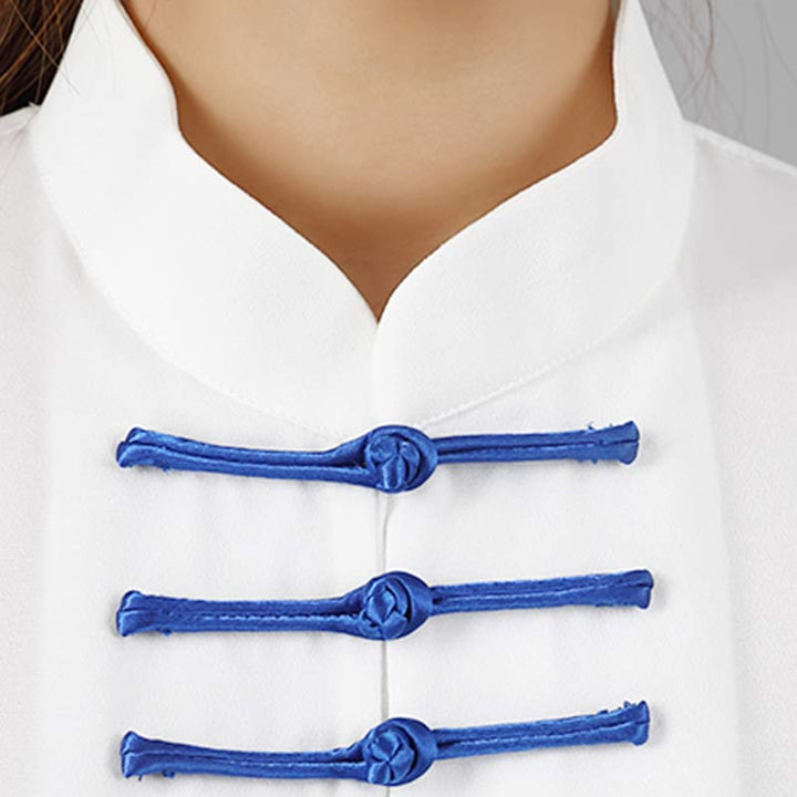 Buddha Stonesの花刺繍瞑想祈りスピリチュアル禅太極拳気功練習ユニセックス服セット - image 12