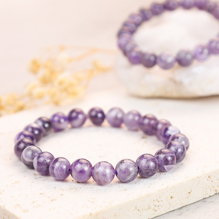 Buddha Stonesアメジスト浄化ブレスレット