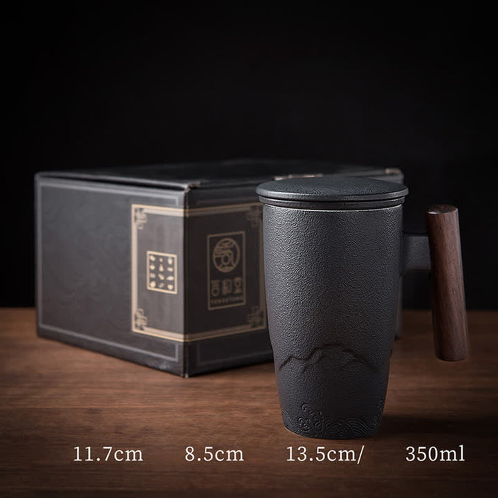Buddha Stonesヴィンテージ 山 海 陶器 ティーカップ ティーカップ