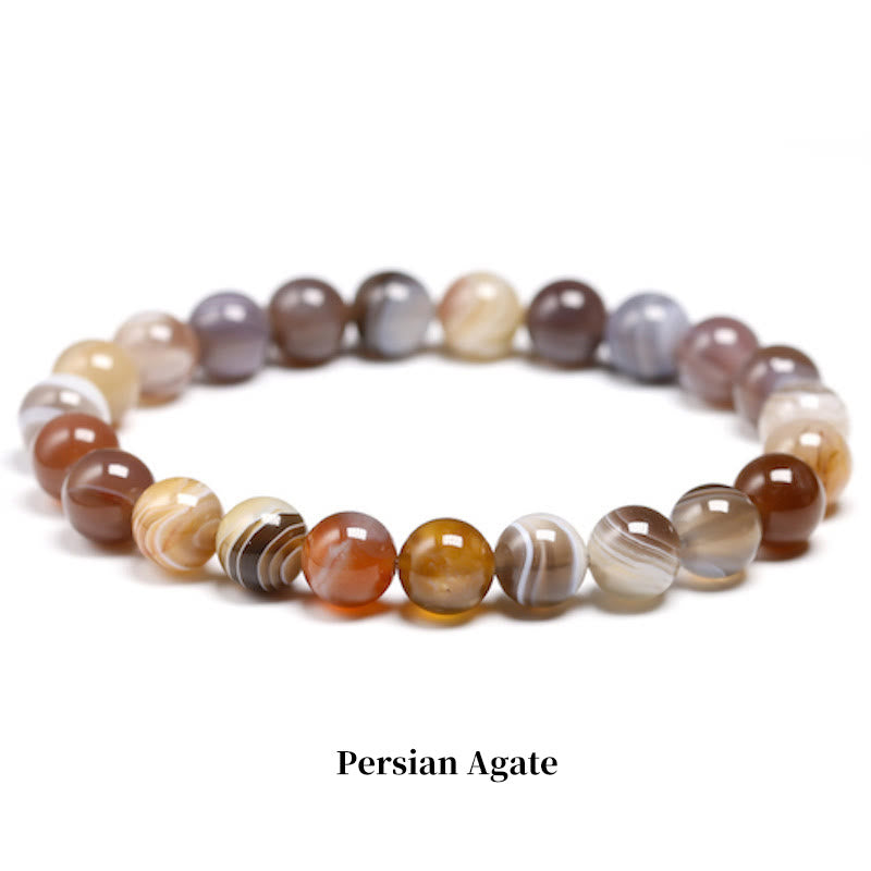 Buddha Stones 天然石クォーツ ヒーリングブレスレット