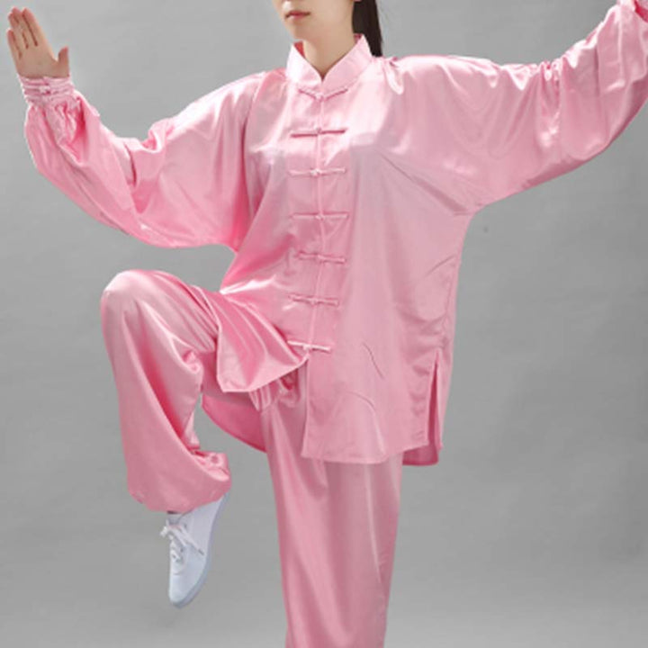 Buddha Stonesシンプルな柄 瞑想 祈り スピリチュアル 禅 太極拳 気功 練習 ユニセックス 服セット - image 19