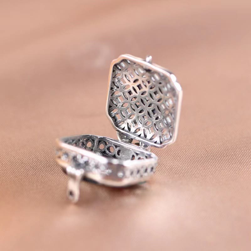 Buddha Stones、鯉、蓮、銅貨、幸運のガウ祈祷箱、ネックレスペンダント - image 4
