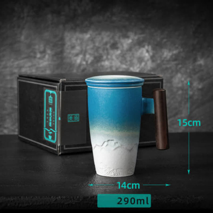 Buddha Stonesヴィンテージ 山 海 陶器 ティーカップ ティーカップ
