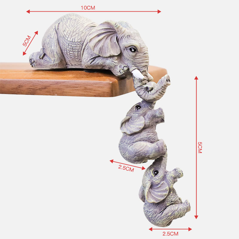 Buddha Stones3個 風水 象の置物 富の置物 家の装飾