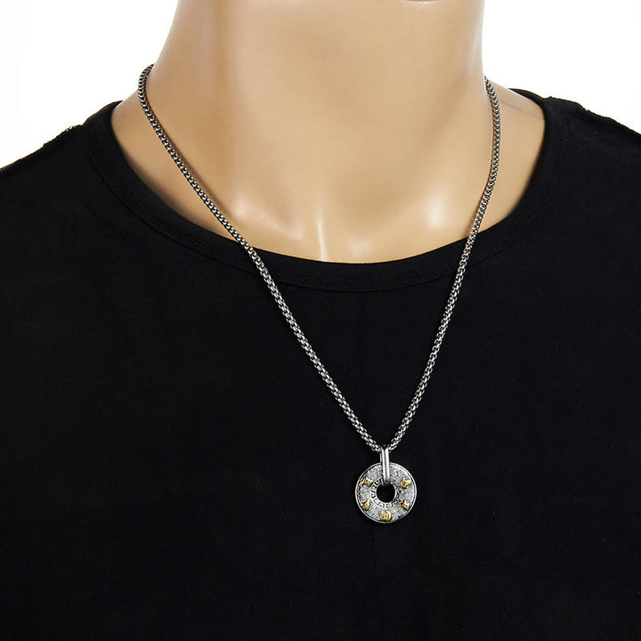 Buddha Stonesチベットオーム・マニ・パドメ・フム平和のお守りチャーム創造性 ネックレス ペンダント - image 7