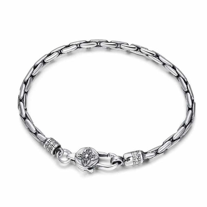 Buddha Stonesチベットダブルドルジェオーム・マニ・パドメ・フム仏卍強さブレスレット