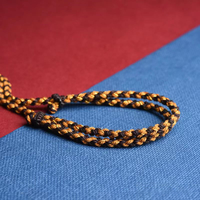 チベットの手作りのBuddha Stonesキングコングノットオーム・マニ・パドメ・フム祈祷ホイールの紐ネックレスペンダント - image 7