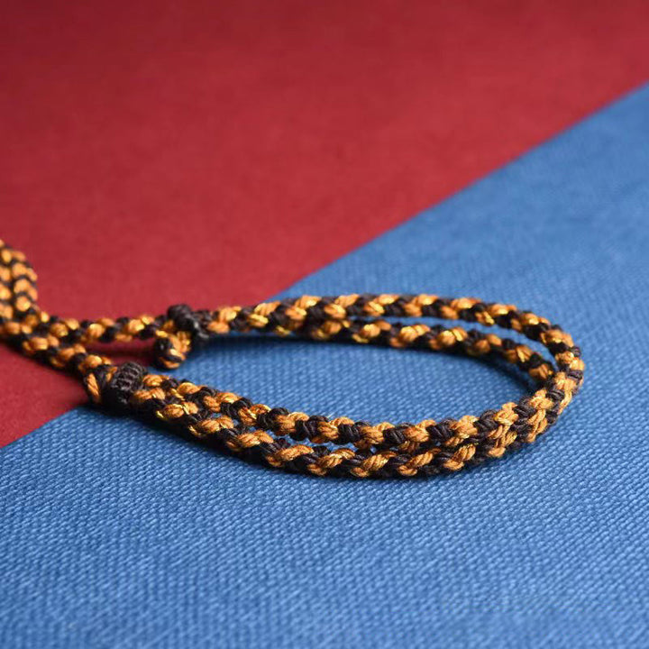 チベットの手作りのBuddha Stonesキングコングノットオーム・マニ・パドメ・フム祈祷ホイールの紐ネックレスペンダント - image 7