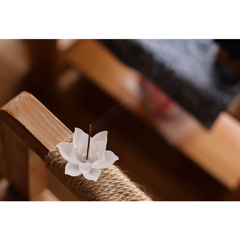 Buddha Stonesミニ蓮華琉璃クリスタルヒーリング瞑想スティック香炉