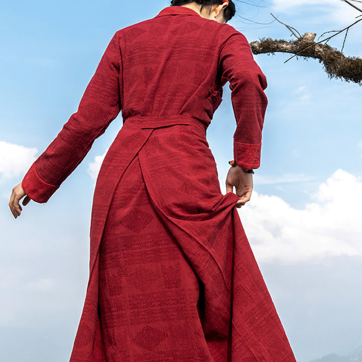 Buddha Stonesチベットドレス ラサ ロングラップドレス マキシドレス レディース ウェア - image 7