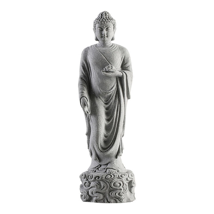Buddha Stones瞑想仏縁起の良い雲デザイン静寂ホームデコレーション - image 11
