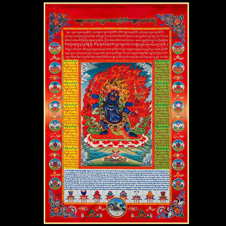 Buddha Stones チベットの10色風馬仏像ヒーリング縁起屋外祈祷旗 - image 6