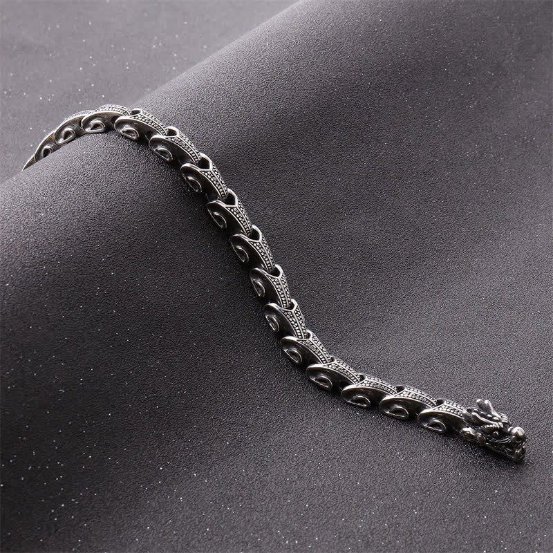 Buddha Stones龍模様 チタン鋼 守護 ネックレス ペンダント ブレスレット - image 6