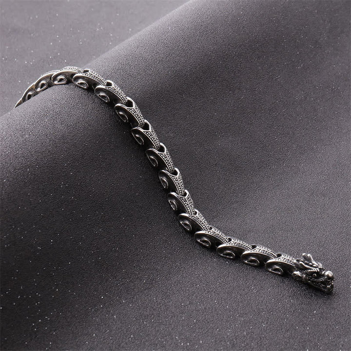 Buddha Stones龍模様 チタン鋼 守護 ネックレス ペンダント ブレスレット - image 6