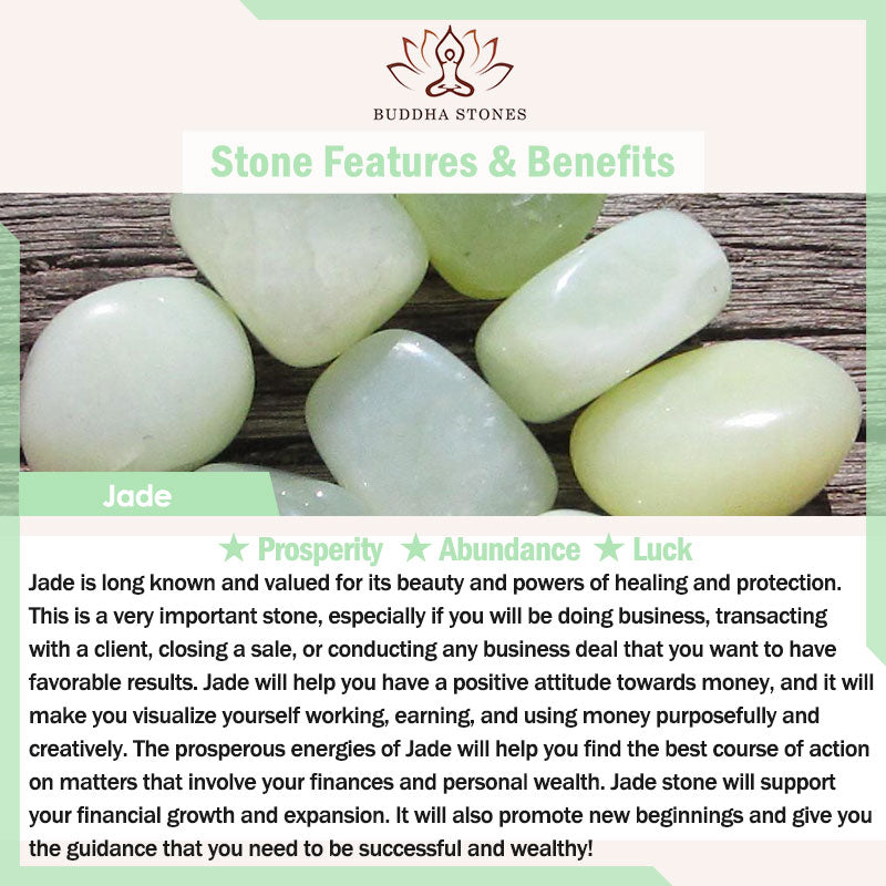 Buddha Stones翡翠ヒーリング豊穣守護ブレスレットバングル - image 12