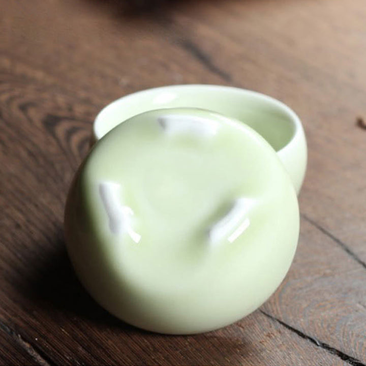 Buddha Stonesカラフルな鯉の陶器ティーカップ カンフーティーカップボウル