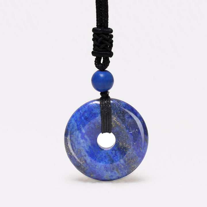 Buddha Stones ラッキーコインペンダント｜癒しのクリスタル＆ジェムストーンネックレス