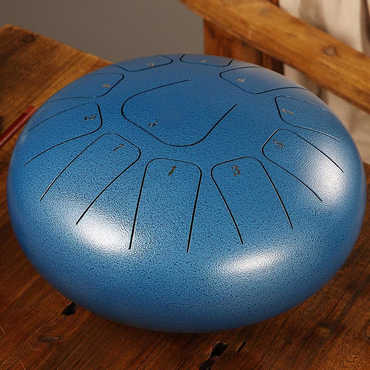 Buddha Stonesスチールタンドラム サウンドヒーリング マインドフルネス瞑想 ヨガドラムキット 11音 8インチ