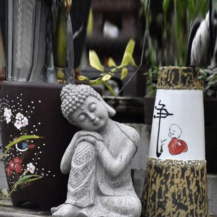 Buddha Stonesチベット瞑想 仏陀の祝福 慈悲 静寂 家の装飾