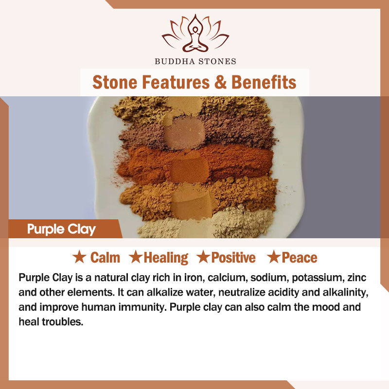 Buddha Stonesガネーシャ 象 紫粘土 逆流防止 煙噴水 保護スティック 香炉 - image 6