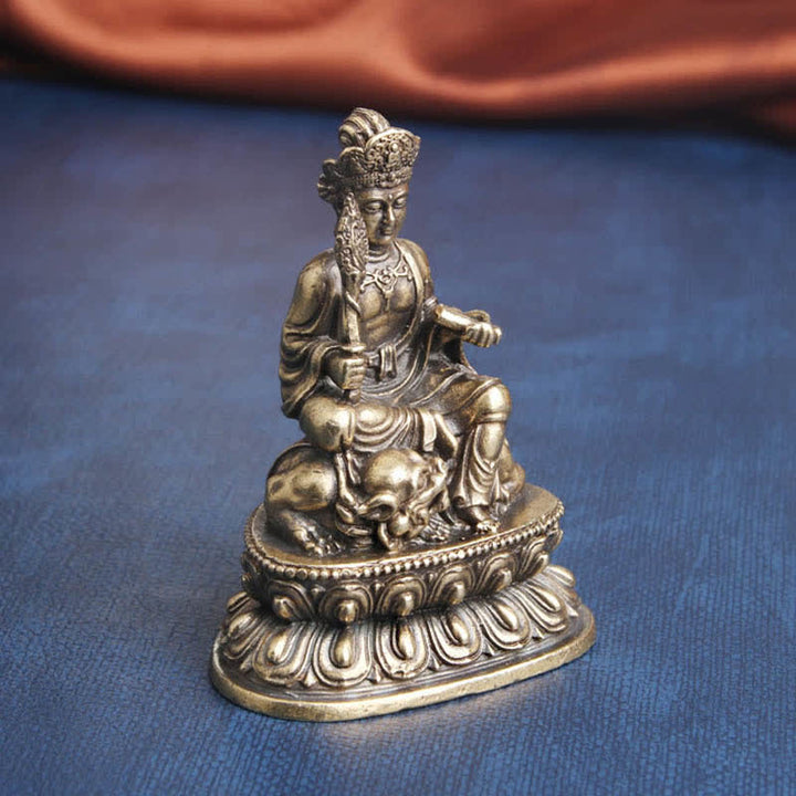 Buddha Stones文殊菩薩 銅像 装飾