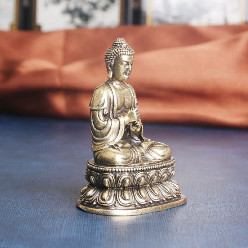 如来仏の静寂の銅像装飾 - image 1
