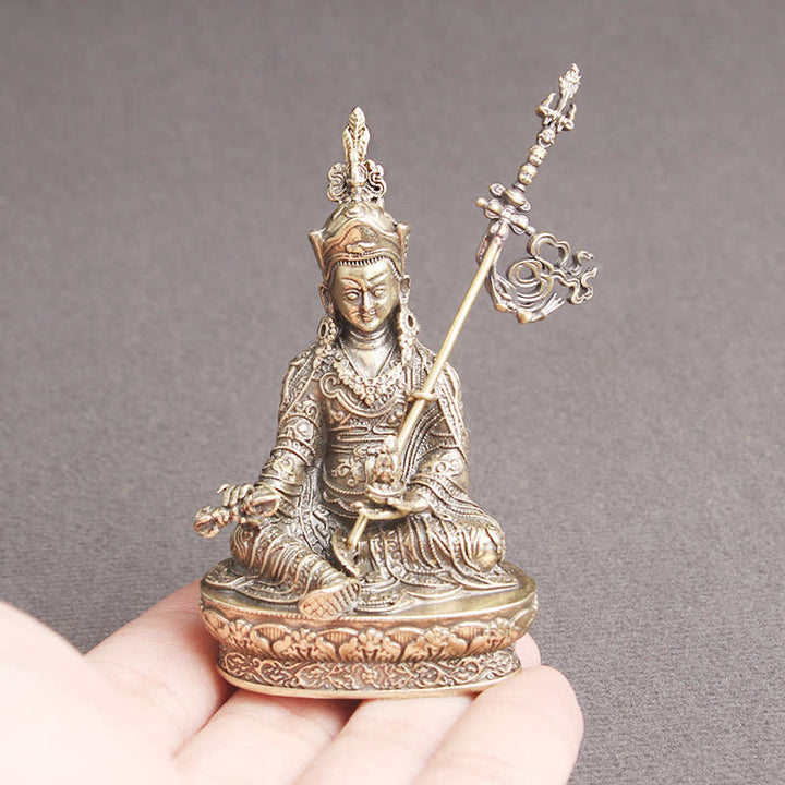 パドマサンバヴァ仏像 静寂の銅像 装飾 寺院装飾