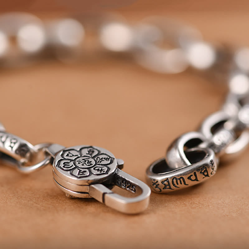 Buddha Stonesオーム・マニ・パドメ・フムダブル・ドルジェ 銅製彫刻入り 知恵のブレスレット