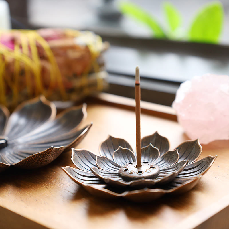 Buddha Stonesクリエイティブ六穴蓮香炉